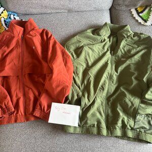 FIGS Scrub Jackets - Size Medium (Auburn OR Dark Olive)